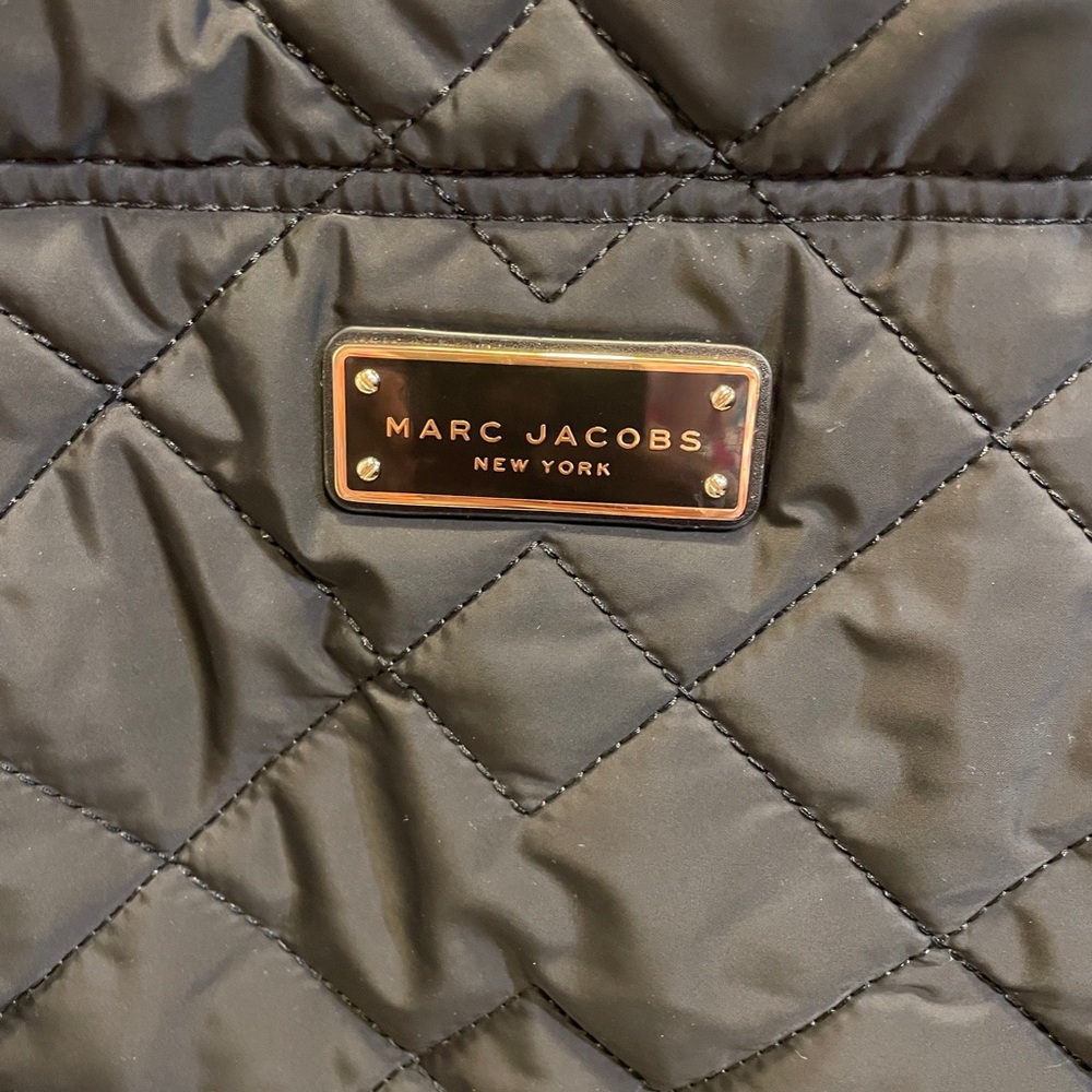 Marc Jacobs Black Quilted Nylon Tote - Picture 4 of 12